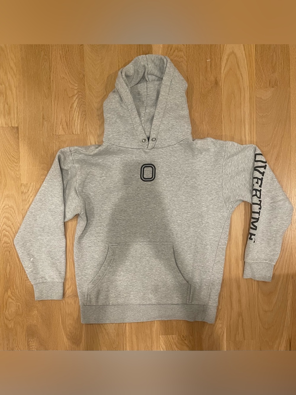 Overtime Kids Classic Hoodie Gray Size Small